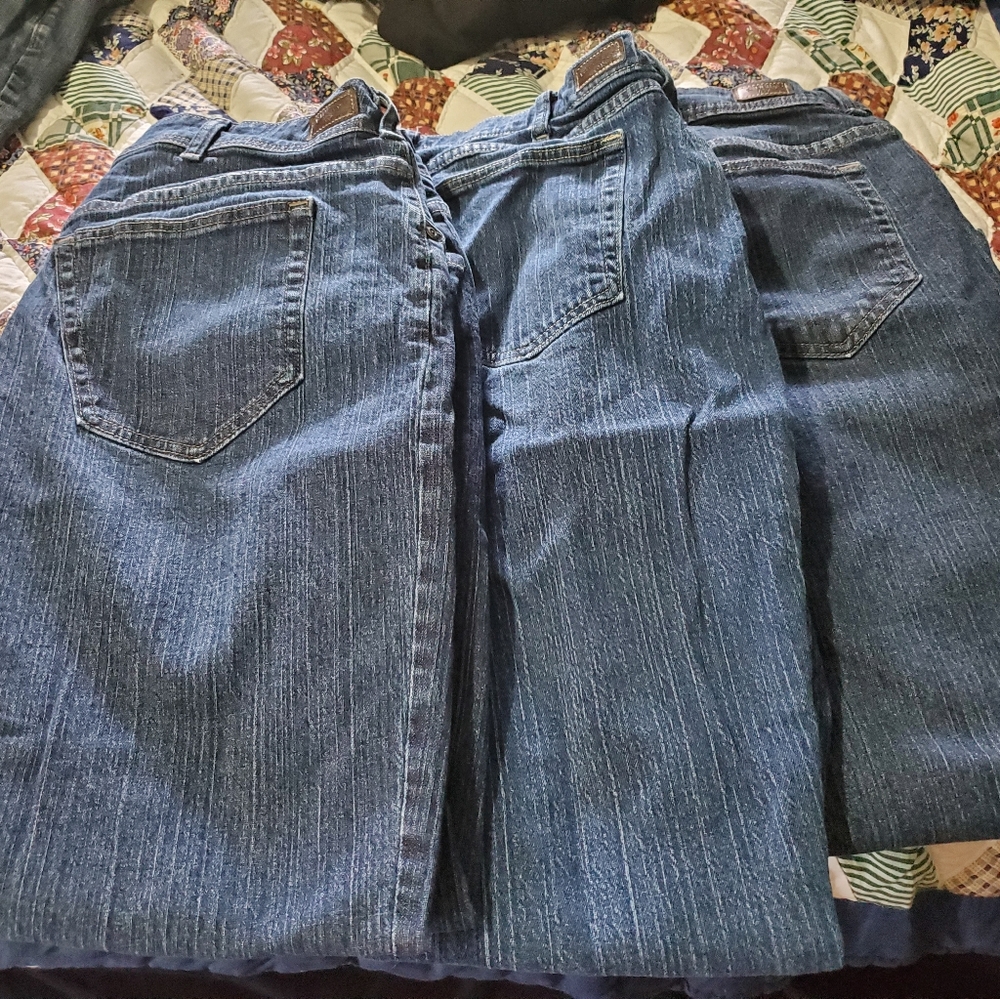 3 pair women's Lee Riders Jeans